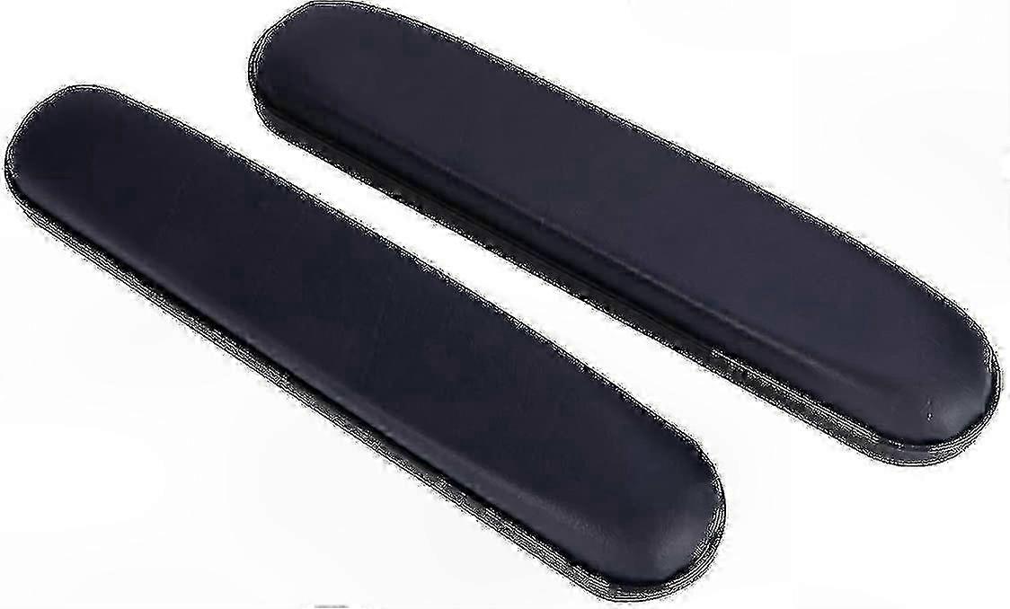 Universal Leather Armrest Pads For Wheelchairs - 2 Pack Replacement Cushioned Supports