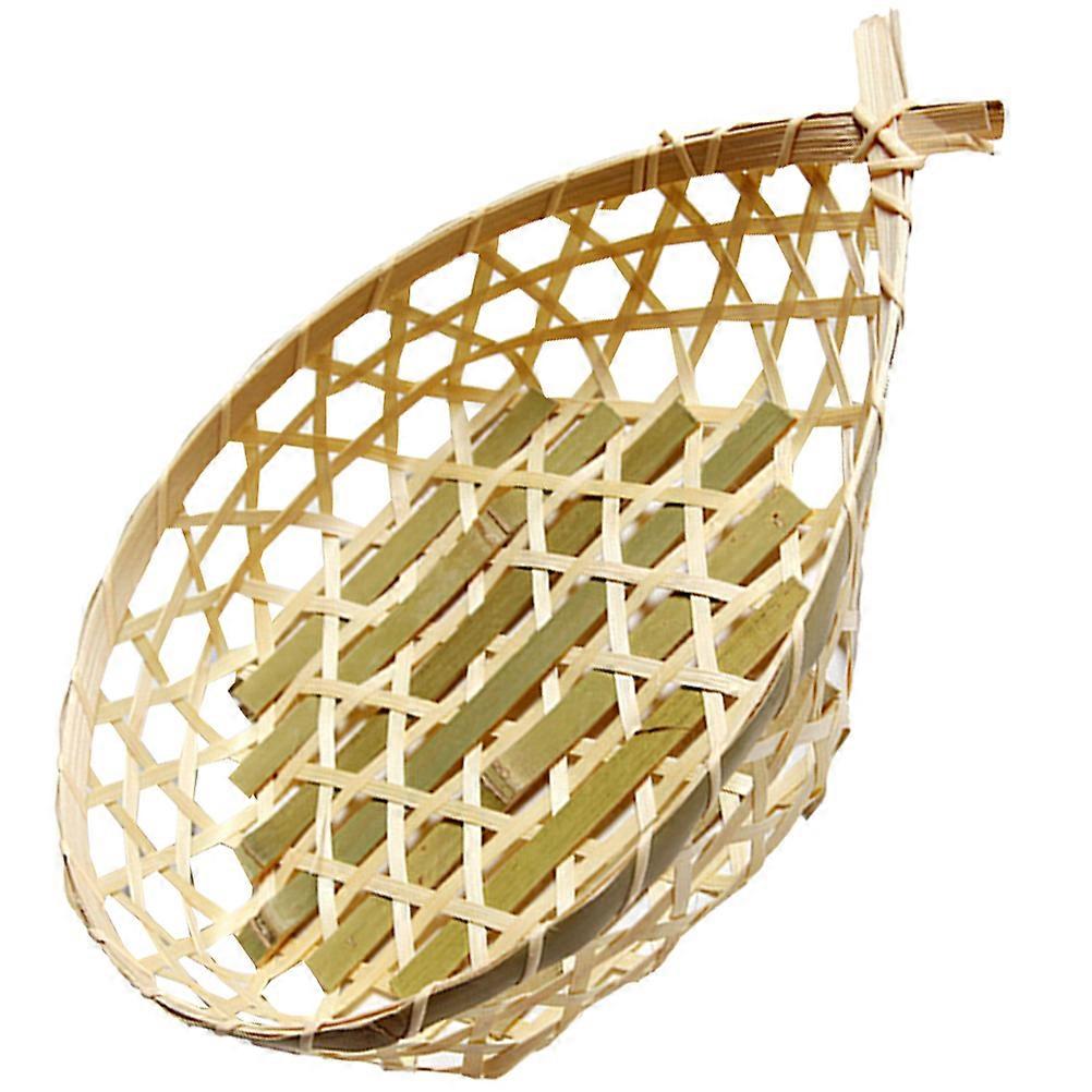 Basket Crafts For Kitchen Use Beige Weaving Craftsmanship 1Pack