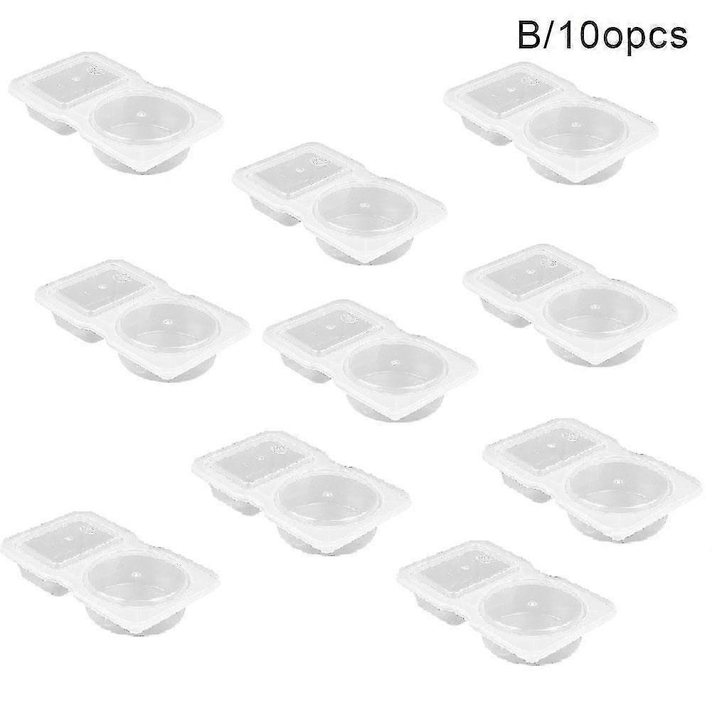 Double Compartment Condiment Container with Lids Snack Container for Home School 26s