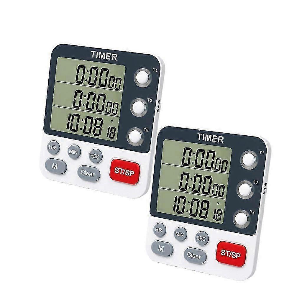 User Friendly 3 Slot Timer ABS Small Three Channel Timer Simple Operate 26-27s