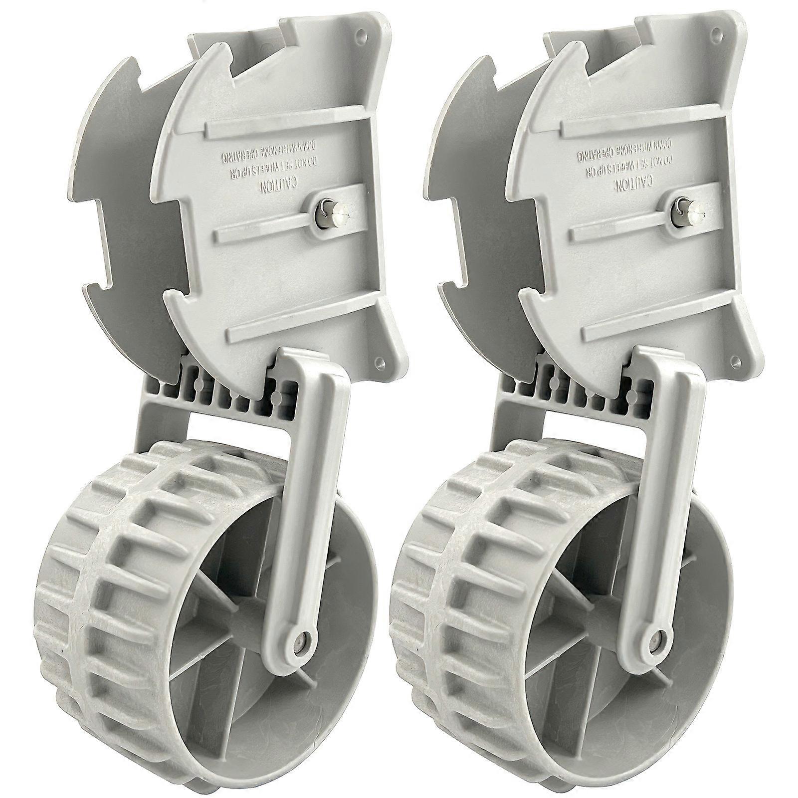 Environmentally Friendly Dinghy Wheels Plastic Composite Lightweight Trolley Wheels Simple Installation for Beach Use Multicolor