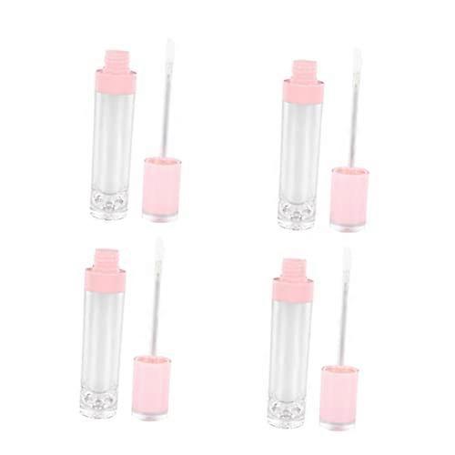 8 Pcs Empty Lip Gloss Tubes with Applicator, Refillable Travel Size Containers for DIY and Samples