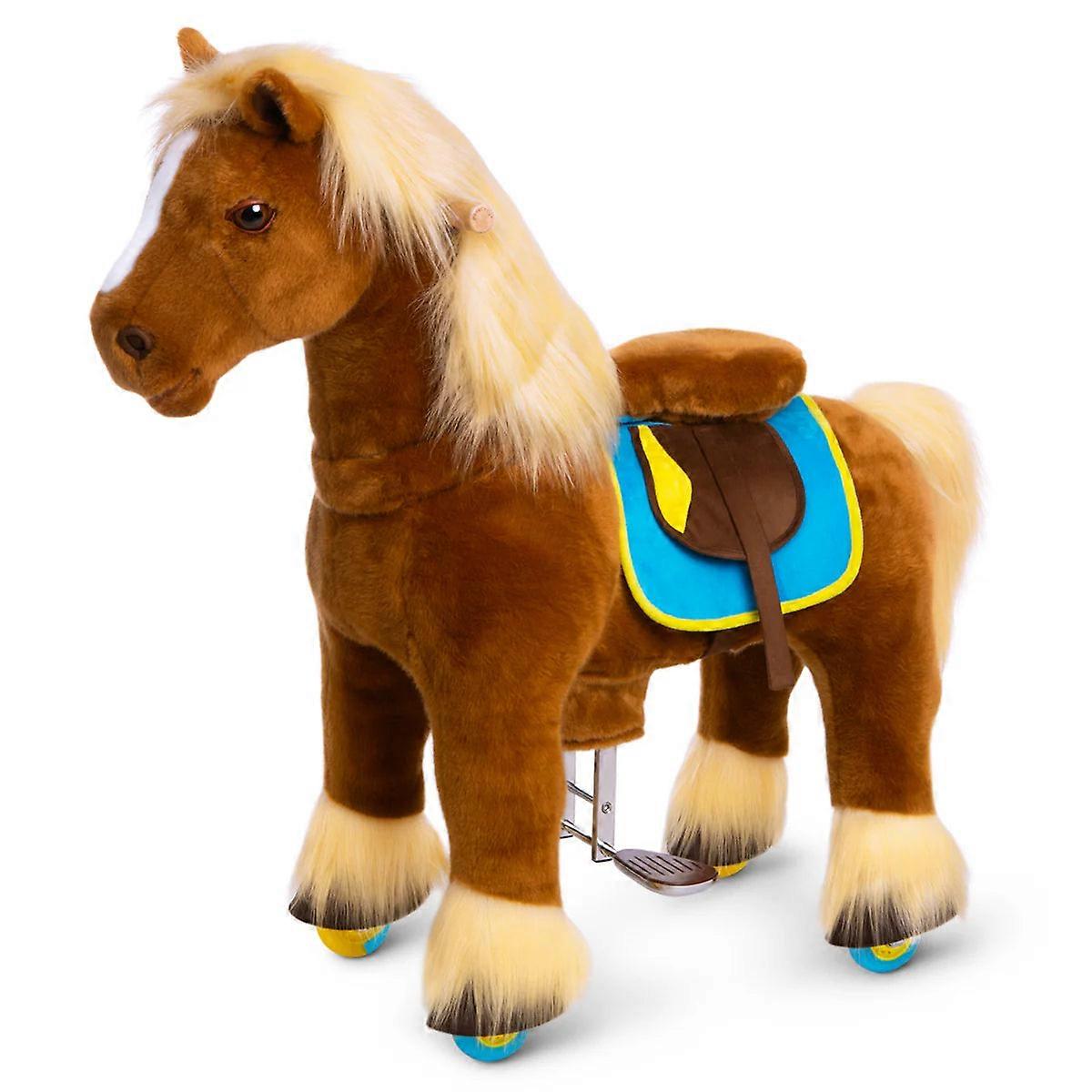 Model X® Reitpferd für Kinder von 4-7 Jahren, braun (EU-Lagerware)