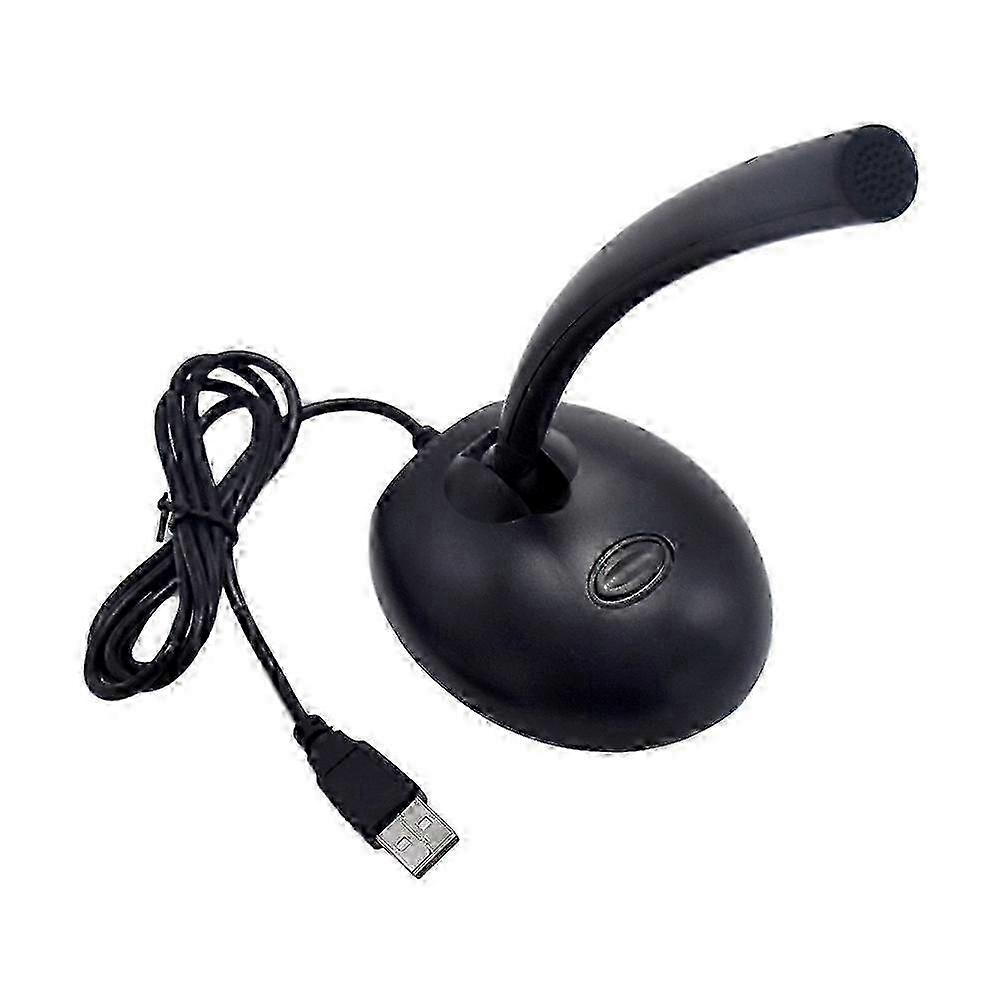 USB Microphone with ADC Digital Audio Input - Black