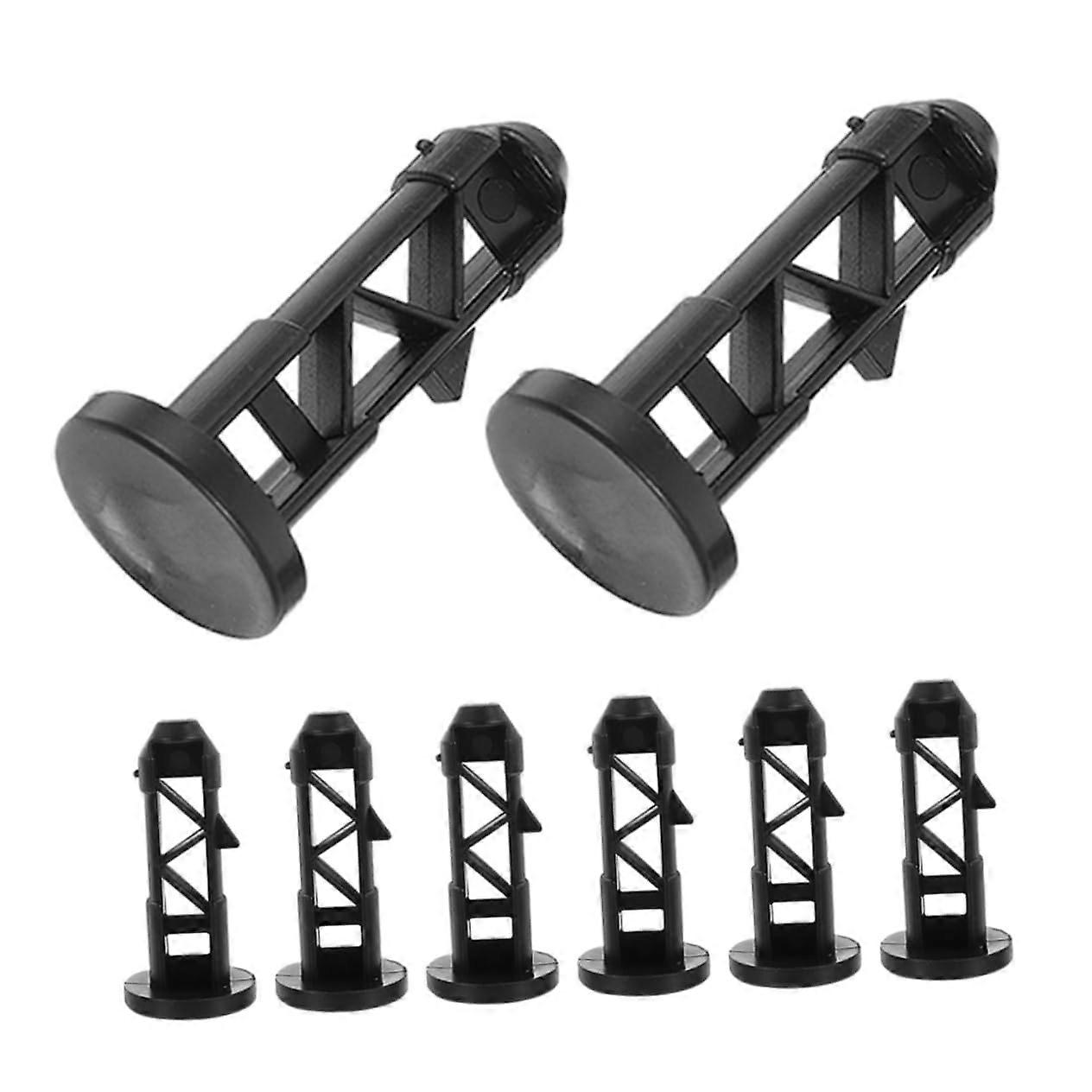 8pcs Weatherproof Trash Can Latch for Outdoor Use, Secure Garbage Bin Lock, Easy Install