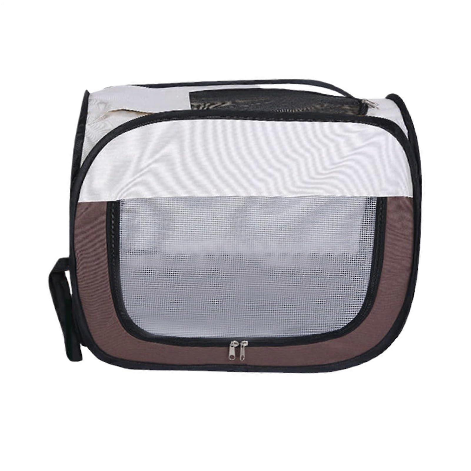 Pet Drying Box with Efficient Drying System and Hair Splash Control, Foldable Cat Drying Cage for Travel