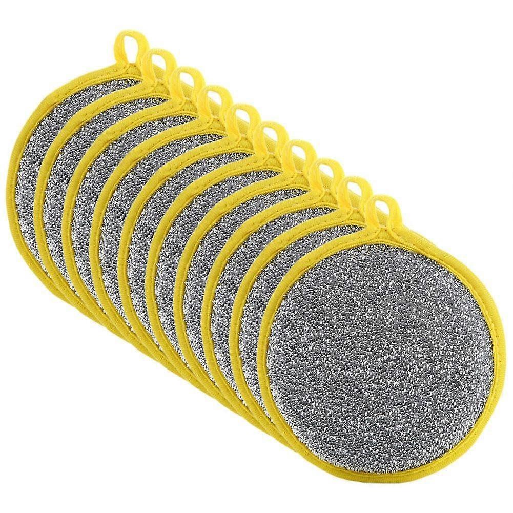 Dishwashing Sponge Set 10pcs DoubleSided NonScratch Scrubber for Kitchen Pots and Pans