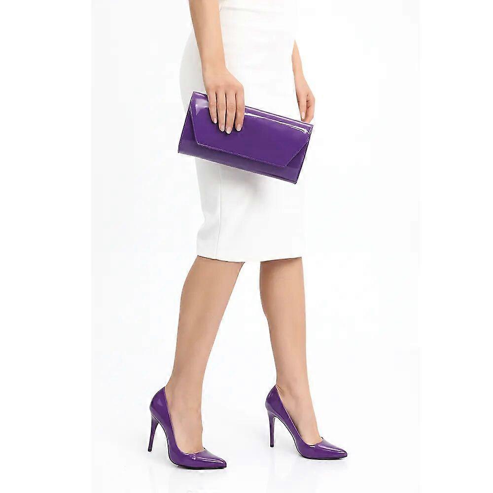 Lila Stilettskor och Väska Set för Damer MA-021