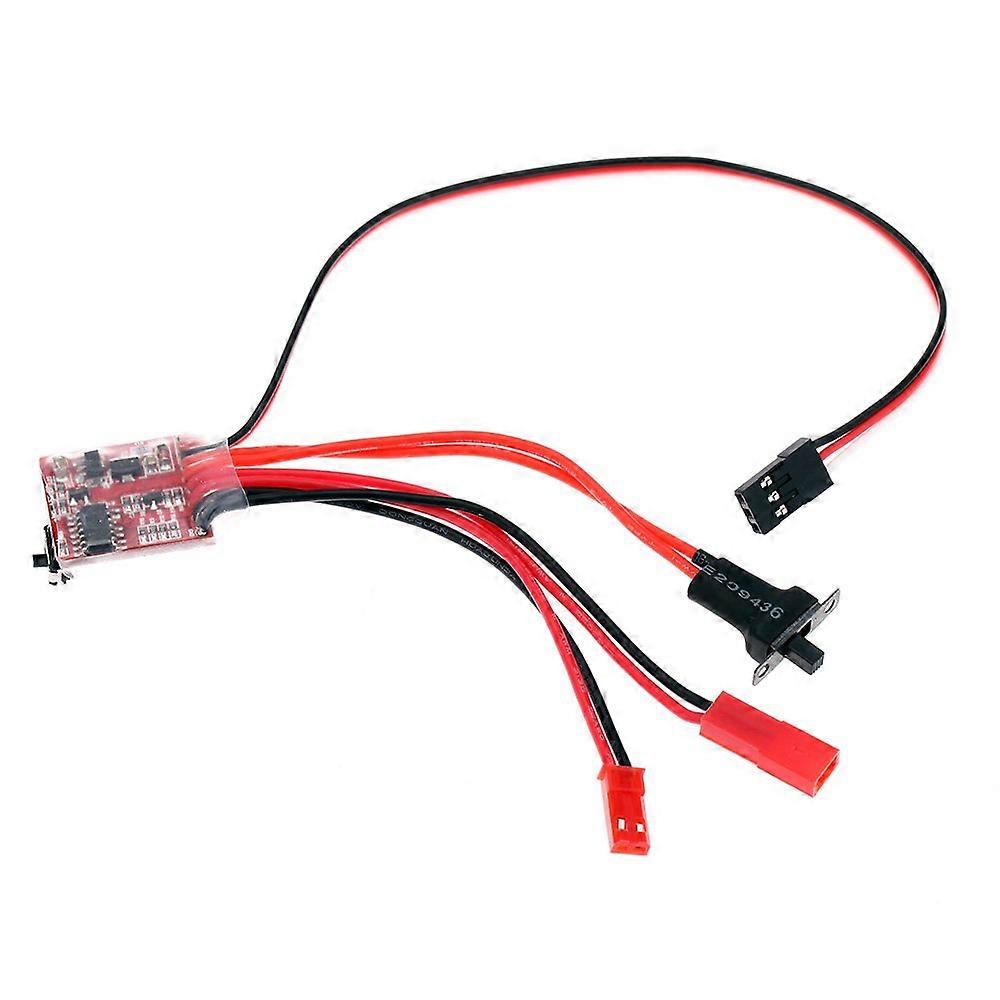 RC ESC 20A Brushed Motor Speed Controller with Forward Reverse Brake for RC Car Boat Tank