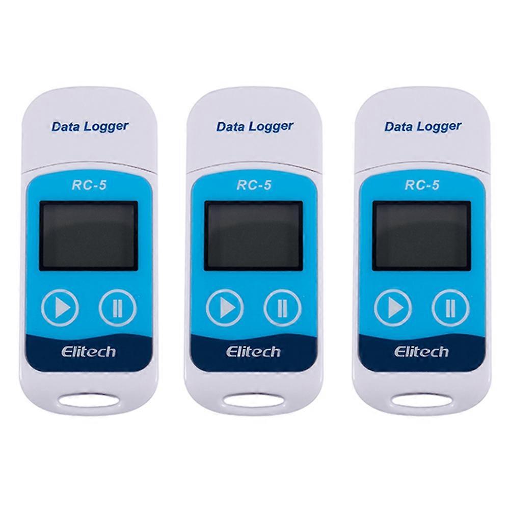 ELITECH 3X 32000 Point USB Temperature Data Logger Recorder Internal Sensor