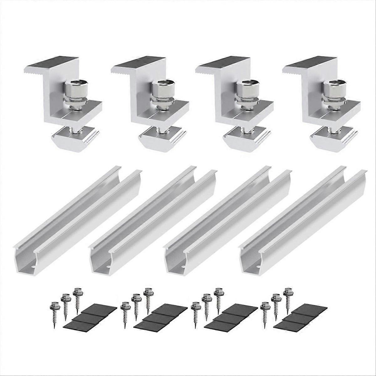 Solar Panel Mount Bracket with Mid for Trapezoidal Roof 30mm