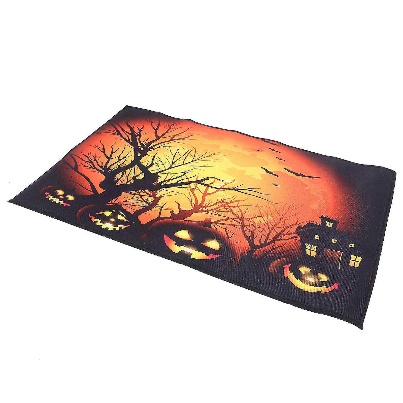 Halloween Floor Mat Creative Door Carpet for Home Use Polyester Material