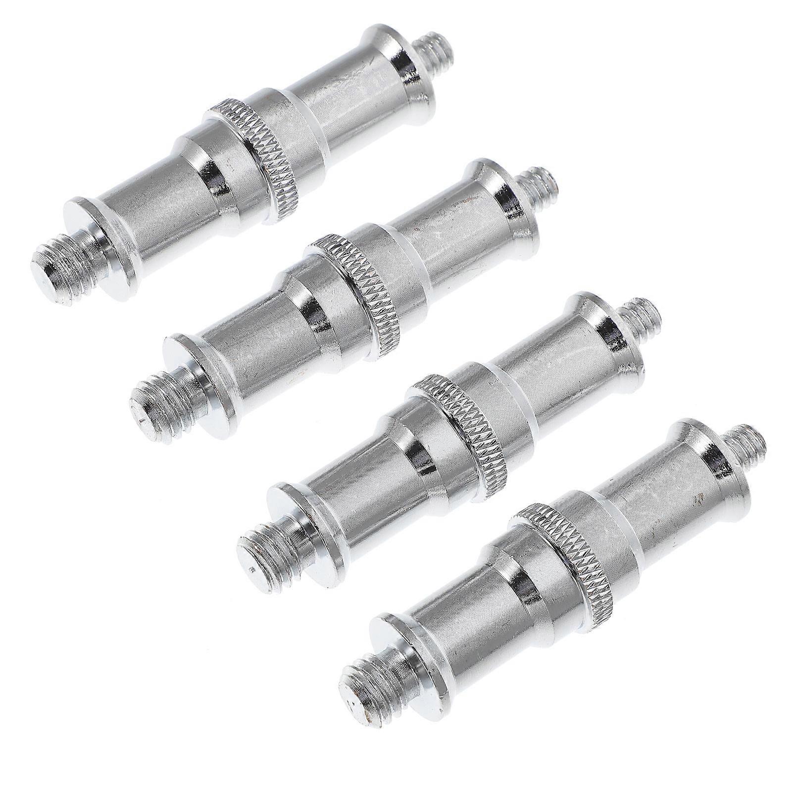 Threaded Screw Adapter Stainless Steel for Camera and Flash Light Stand 4Pcs