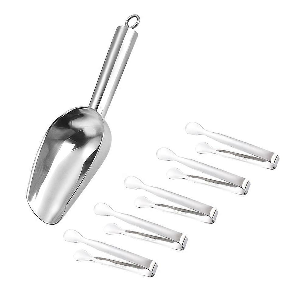 Ice Cube Stainless Steel Multi-Function Ice Scoop 1Set