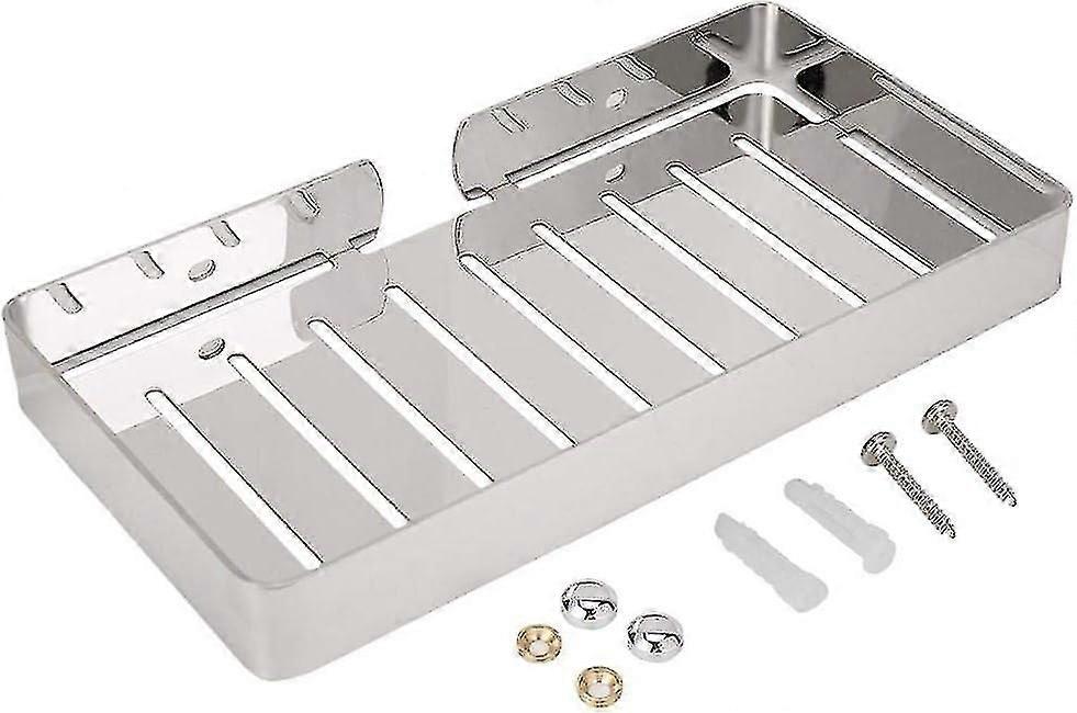 Bathroom Shelf Soap Dish (Silver)-XY