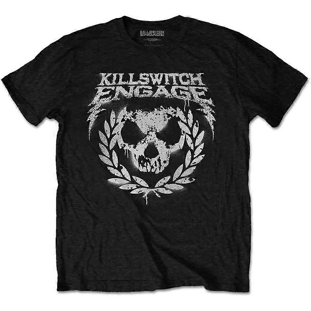 Killswitch Engage 古着　Tシャツ　黒　スカル Killswitch Engage T Shirt Skull Spraypaint Band Logo new Official