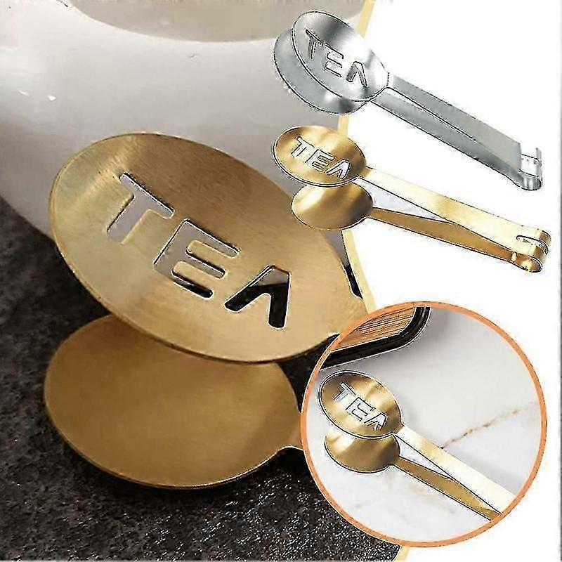 Compact tea bag squeezer tongs for effortless straining