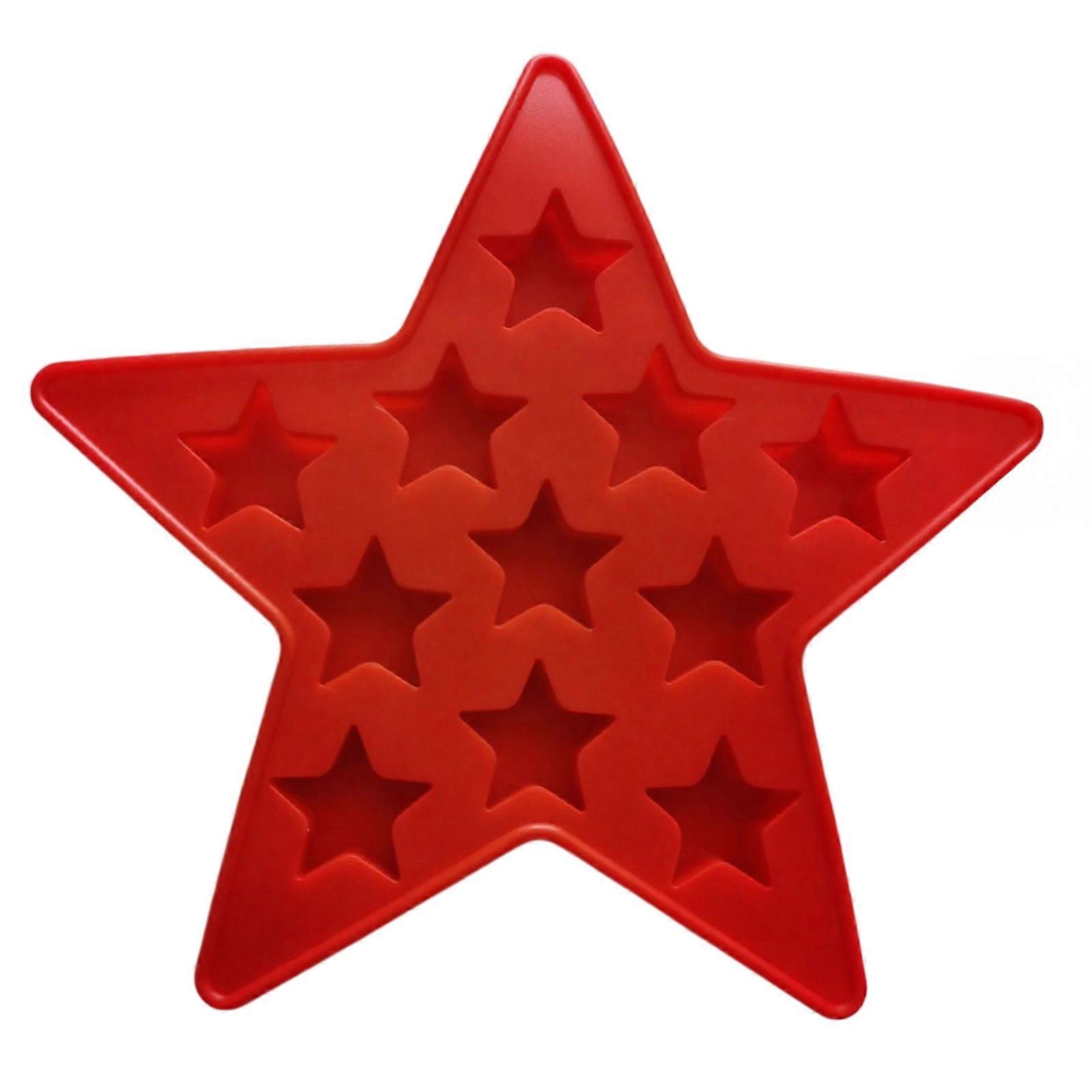 Easy Release Dishwasher Safe Creative Baking Tool with Star Shape for Kitchen