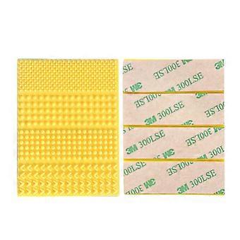 Adesivo sensorial de silicone para a parte traseira do celular, almofada tátil texturizada para alívio do estresse, ansiedade e concentração.