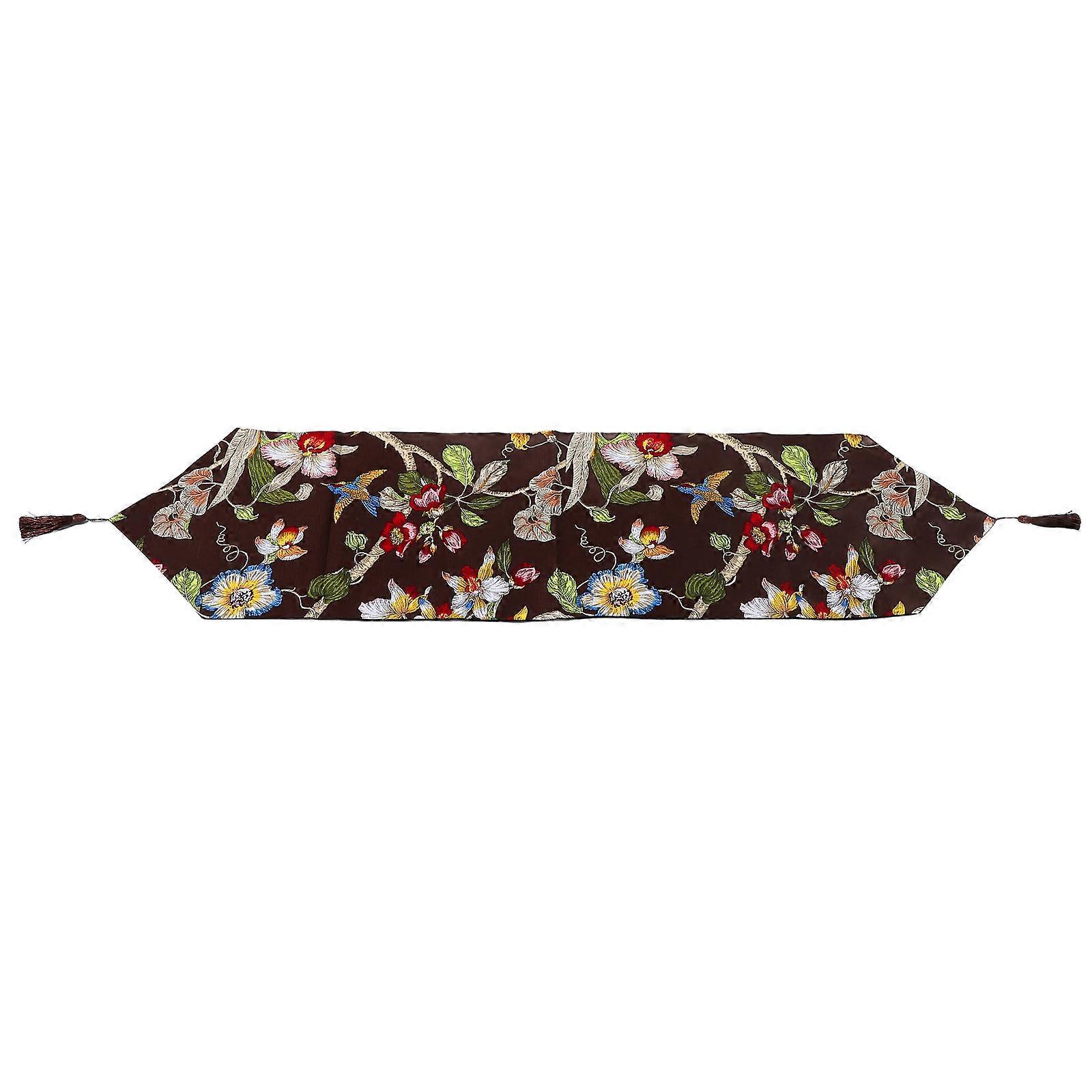 Coffee Bed Runner Table Runner for Spa and Party Use