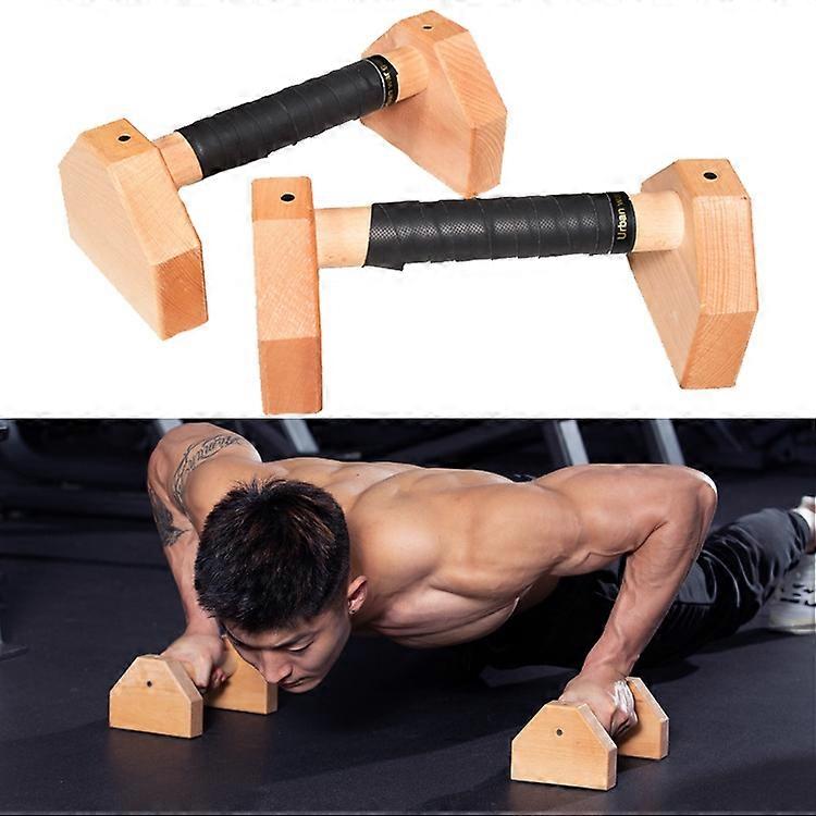 1 Pair Push-Ups Bracket Wooden Single Parallel Bars Inverted Frame, Specification: 40cm