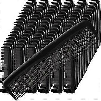 150 Pieces Hair Combs Bulk Black Plastic Pocket Hair Combs 5 Inch Fine and Wide Tooth for Women and Men, Hotel, Travel, Charity, Homeless, Nursing Ho