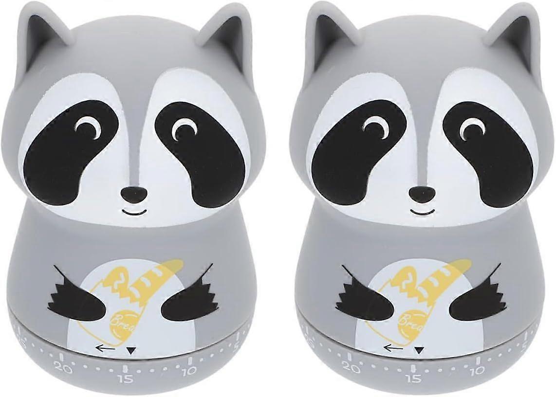 2pcs Animal Shaped Mechanical Kitchen Management Countdown Cooking