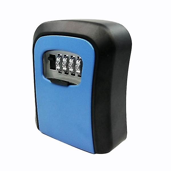 Wall Mounted Aluminum Alloy Key Safe Box With 4 Digit Combination