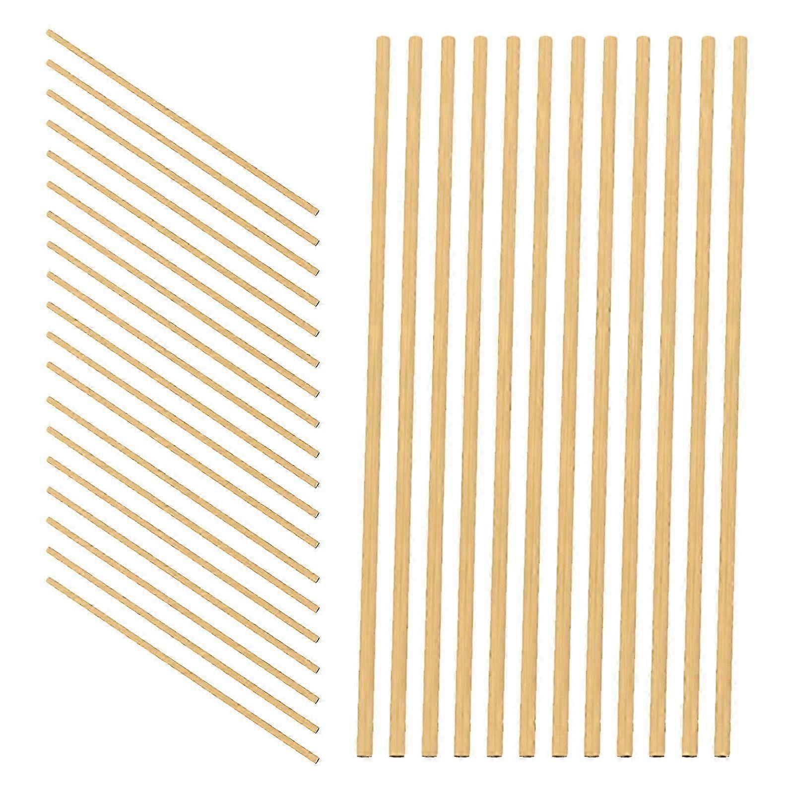 100Pcs Straws for Drinking Brown Material