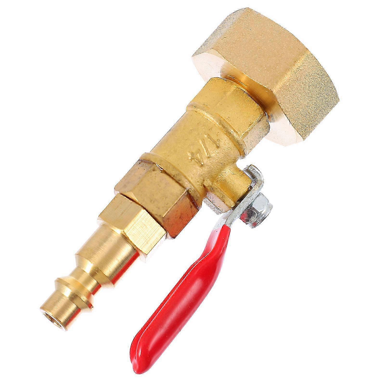 Brass Winterize Blowout Adapter Quick Connect compatible with Gardening Application