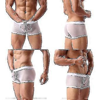 2szt Bielizna męska Sexy Mesh Oddychające bokserki Bokserki Low Rise Cool Boxers Pack Set