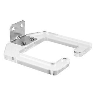 Silver Hair Dryer Holder for Bathroom Storage 1Pcs Durable Acrylic Wall Mount