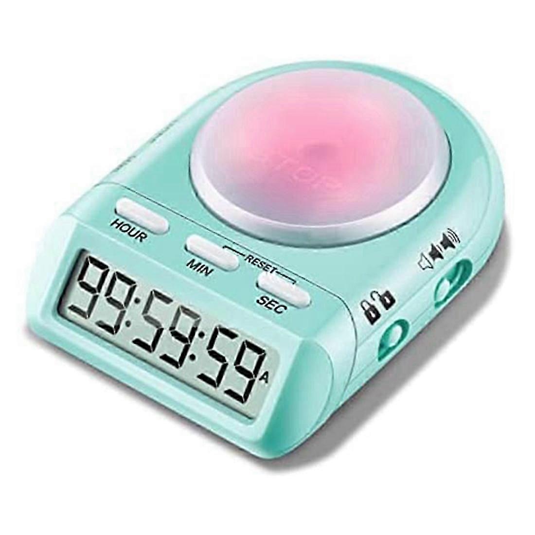 Digital Kitchen Timer with 100 Hour Clock Count Down for Kid Teacher