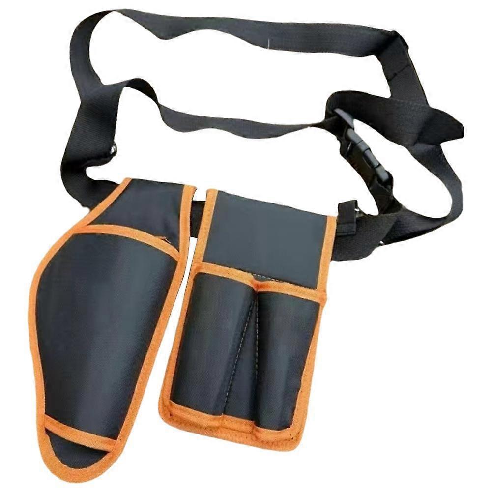 Tool Belt Pouch for Garden Scissors Pruning Shears Portable Orange