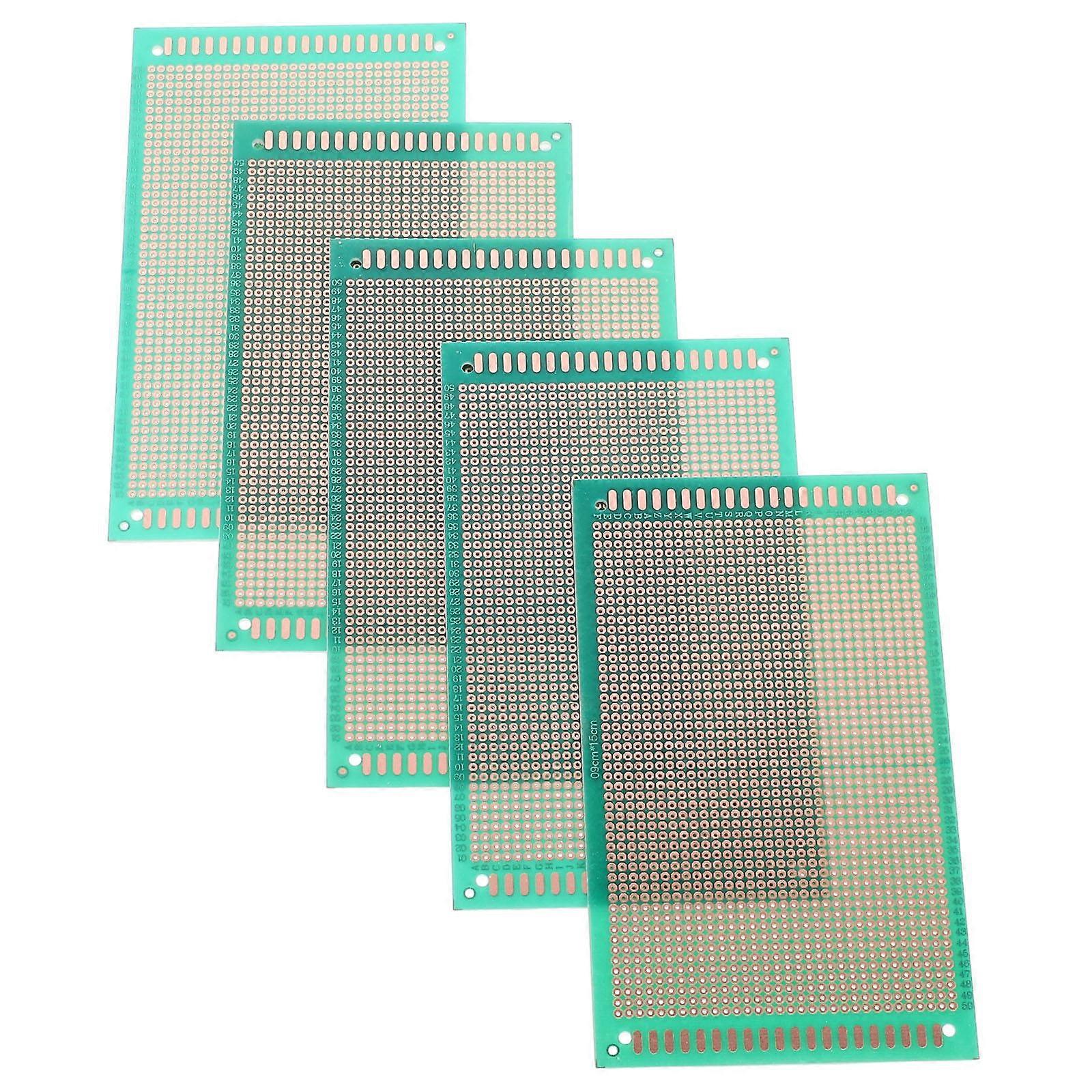 5pcs Single Sided Board PCB Circuit Board Electronics Experiment Circuit Boards