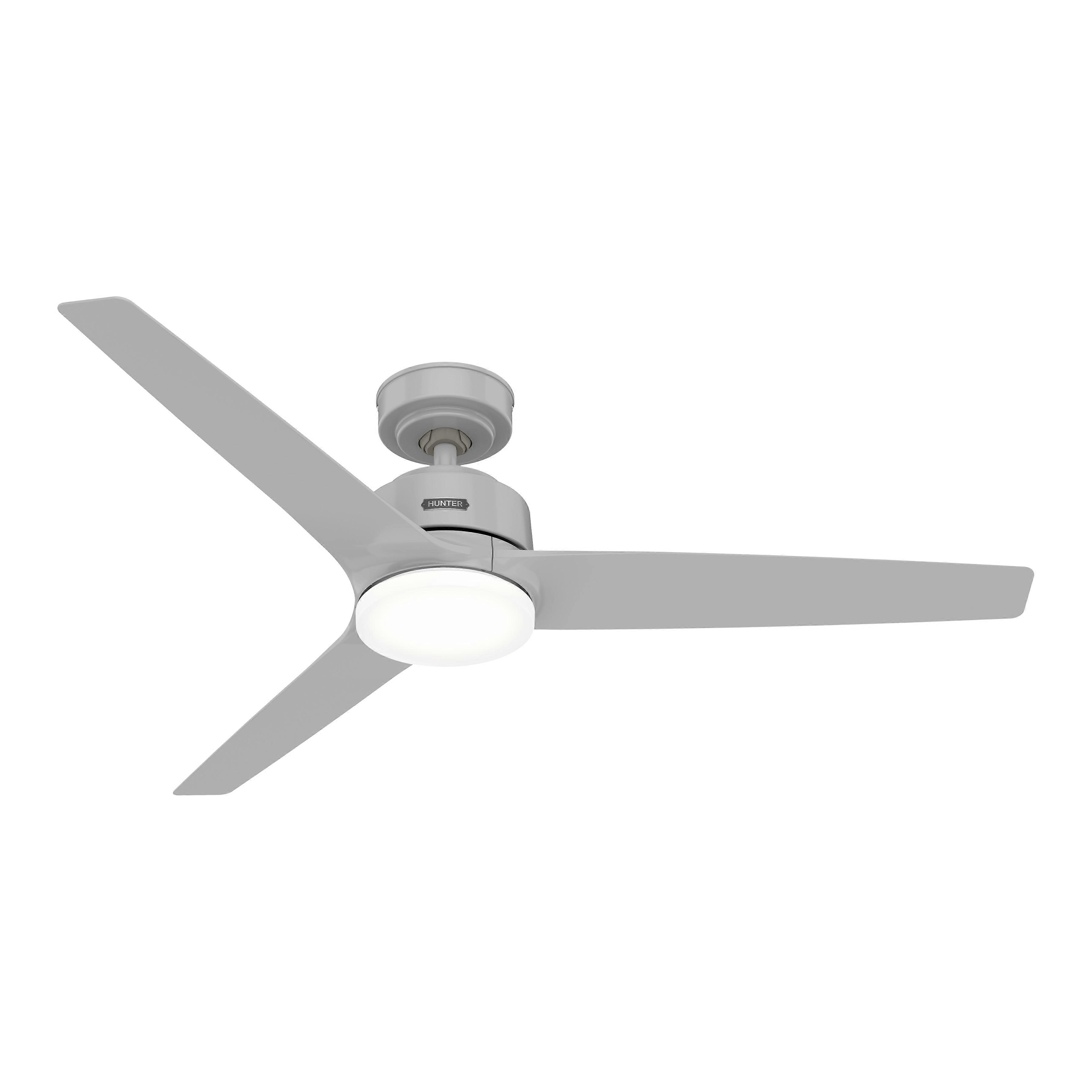 Ceiling fan Galvin Grey with LED & remote control