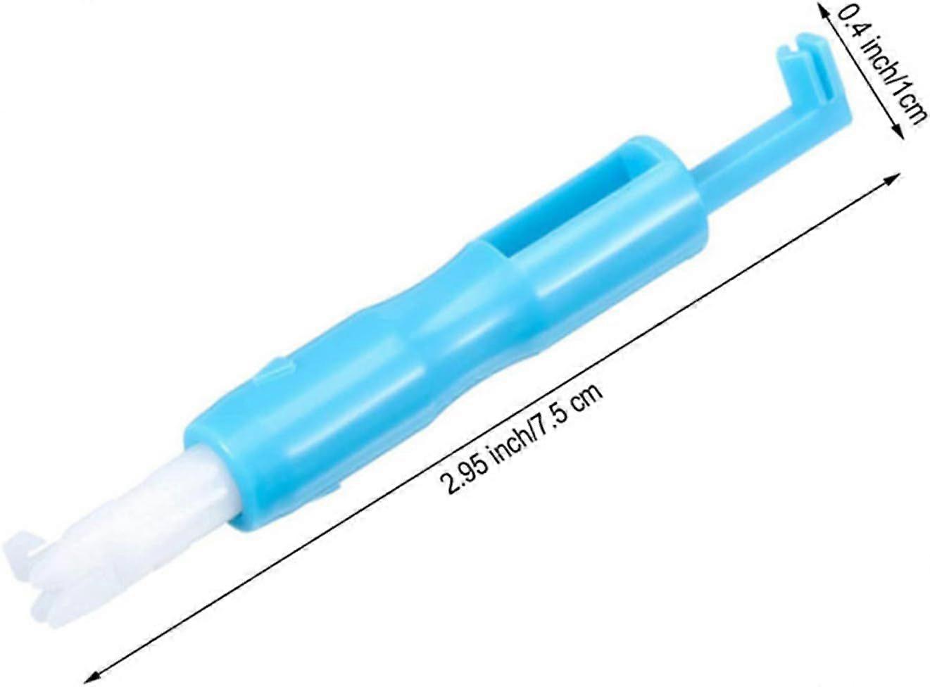 Pieces Sewing Needle Inserter, Automatic Needle Threader Machine Needle Threader Insert Needle Threading Tool Automatic Needle Changer Threading -Blue