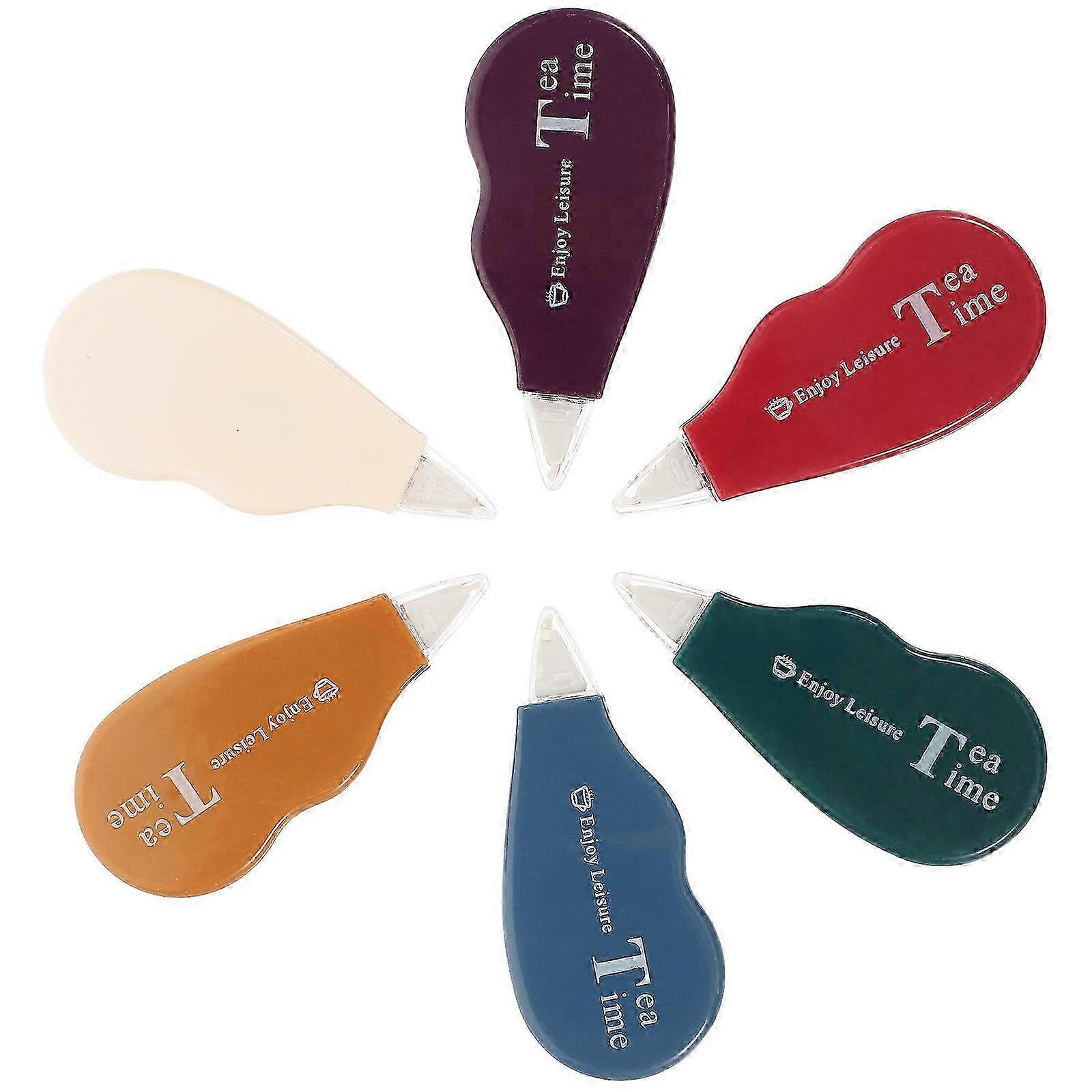 Correction Tape compatible with Students Use 6Pcs Portable Set