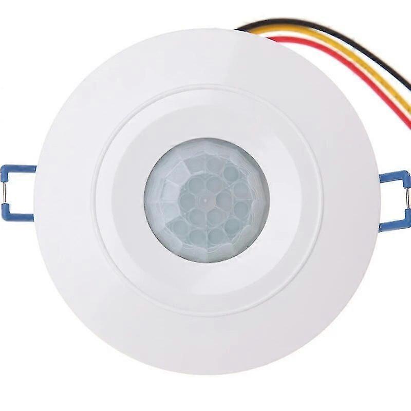 220V Infrared IR Motion Sensor Built-in Light Bulb Switch Control Detector Wall Ceiling