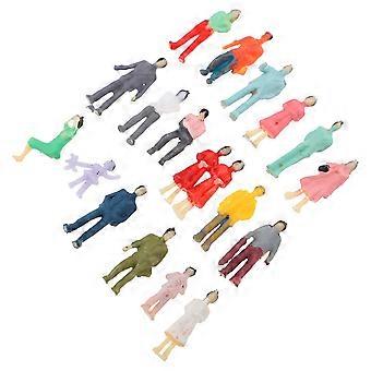 100 Pcs Mini Human Model Decor Sand Table Human Model Decor Landscape Figurines