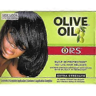Extra Strength Olive Oil Hair Relaxer Kit for Textured Hair Care 2025