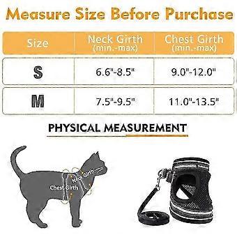 Cat Harness Kitten Harness With Cat Lead, Soft Adjustable Comfort
