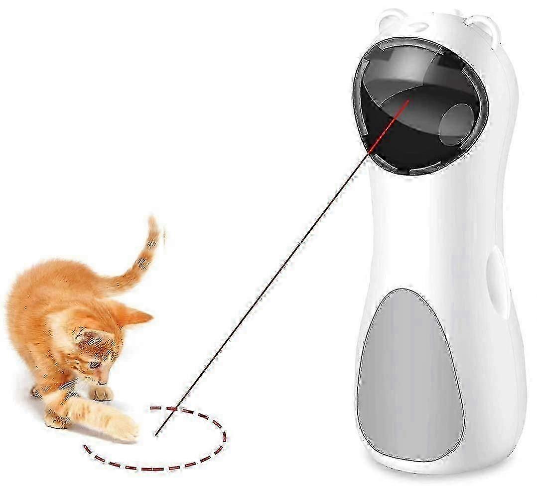 High Placement Automatic Cat Laser Toy with Interactive Rotating Laser for Catch Training