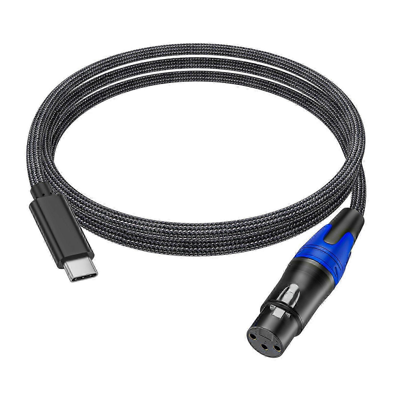 Universal Compatibility Type C Microphone Cable Type C Microphone Cable For Seamlessly Music Connection
