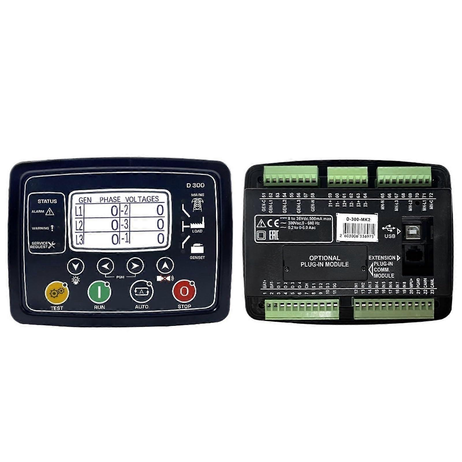 D300 MK2 Controller Panel for D300 Diesel Generator Control Module, Custom Color Option, Easy Identification