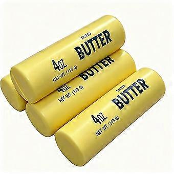 4-Piece Butter Stick Slow Rising Squishy, Salted Butter Bar Slow Rising Figure Stress Relief Fidget Toy for Mood Relaxation Hand Relaxation, Party Gif