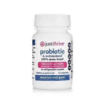 Just Thrive: Probiotisk og antioksidant 14 grønnsakskapsler reisepakke
