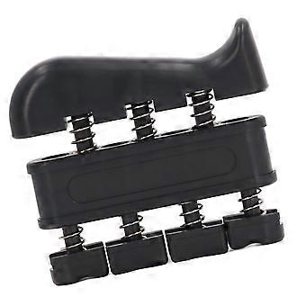 4pcs 7LB Finger Strengthener Improve Dexterity Reduce Pressure Adjustable Finger Exerciser for Musician Black