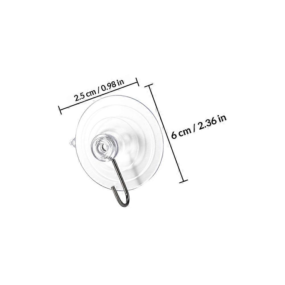 PVC Suction Cup Hook for Fixing 10Pcs Multipurpose Convenient Hooks
