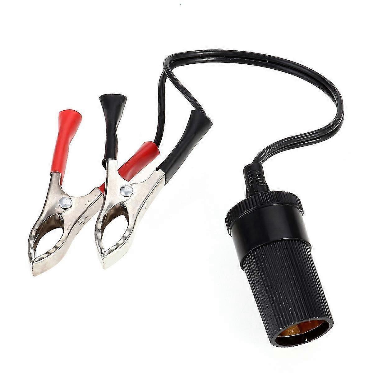 Car Auto Battery Clip for 12V Lighter Socket Adapter